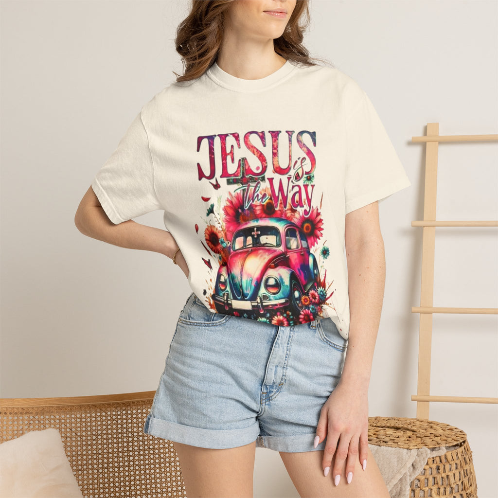 Jesus Is The Way Vintage Beetle T-Shirt