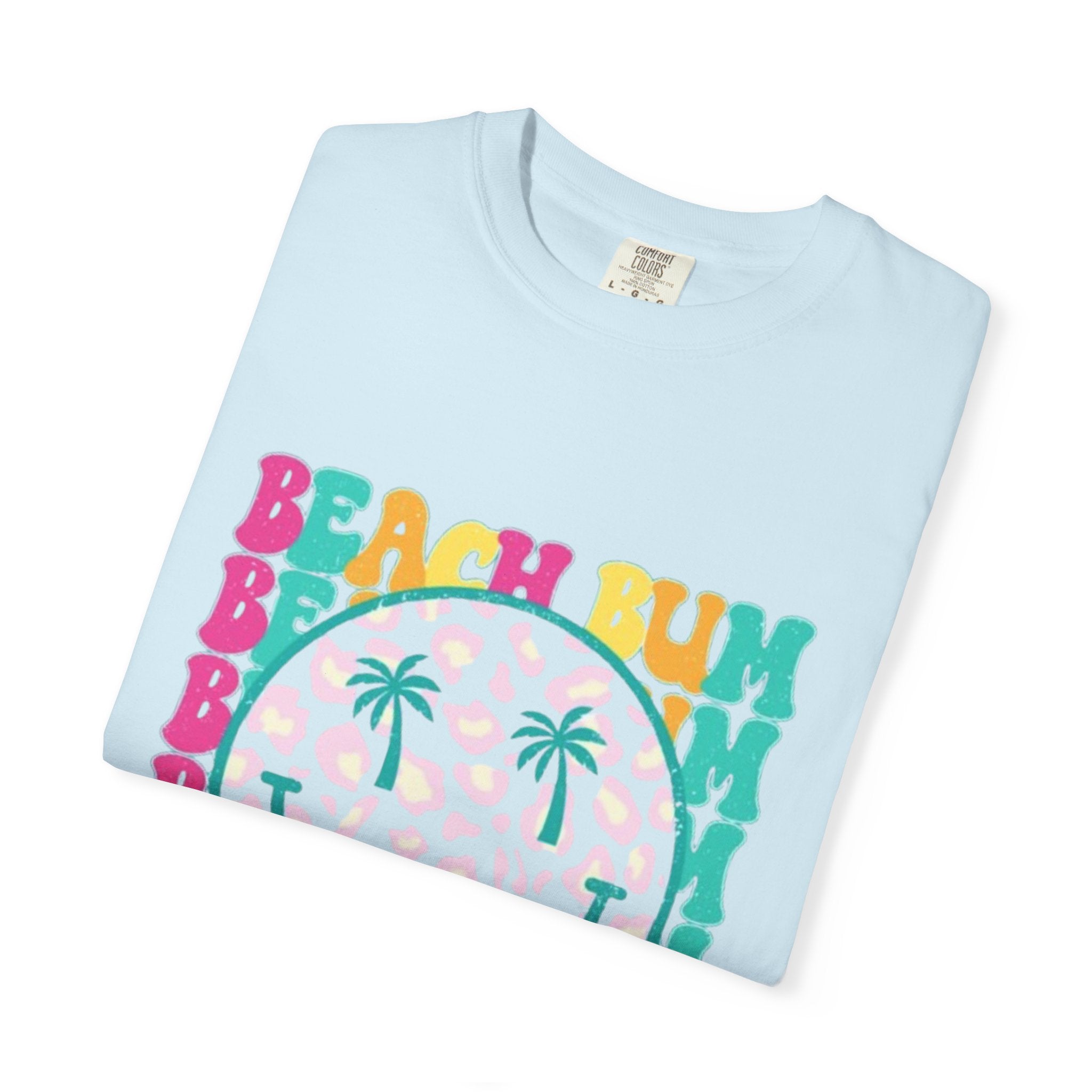 Beach Bum Smile T-Shirt — Retro Tropical Graphic Tee