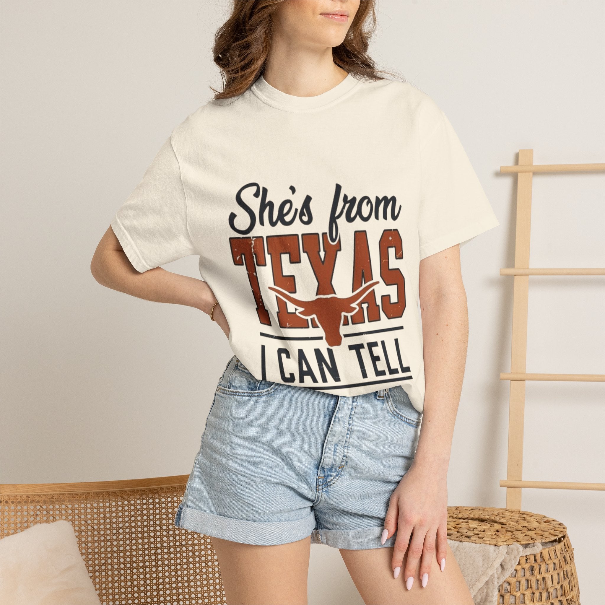 She's From Texas I Can Tell T-Shirt — Texas Pride Graphic Tee