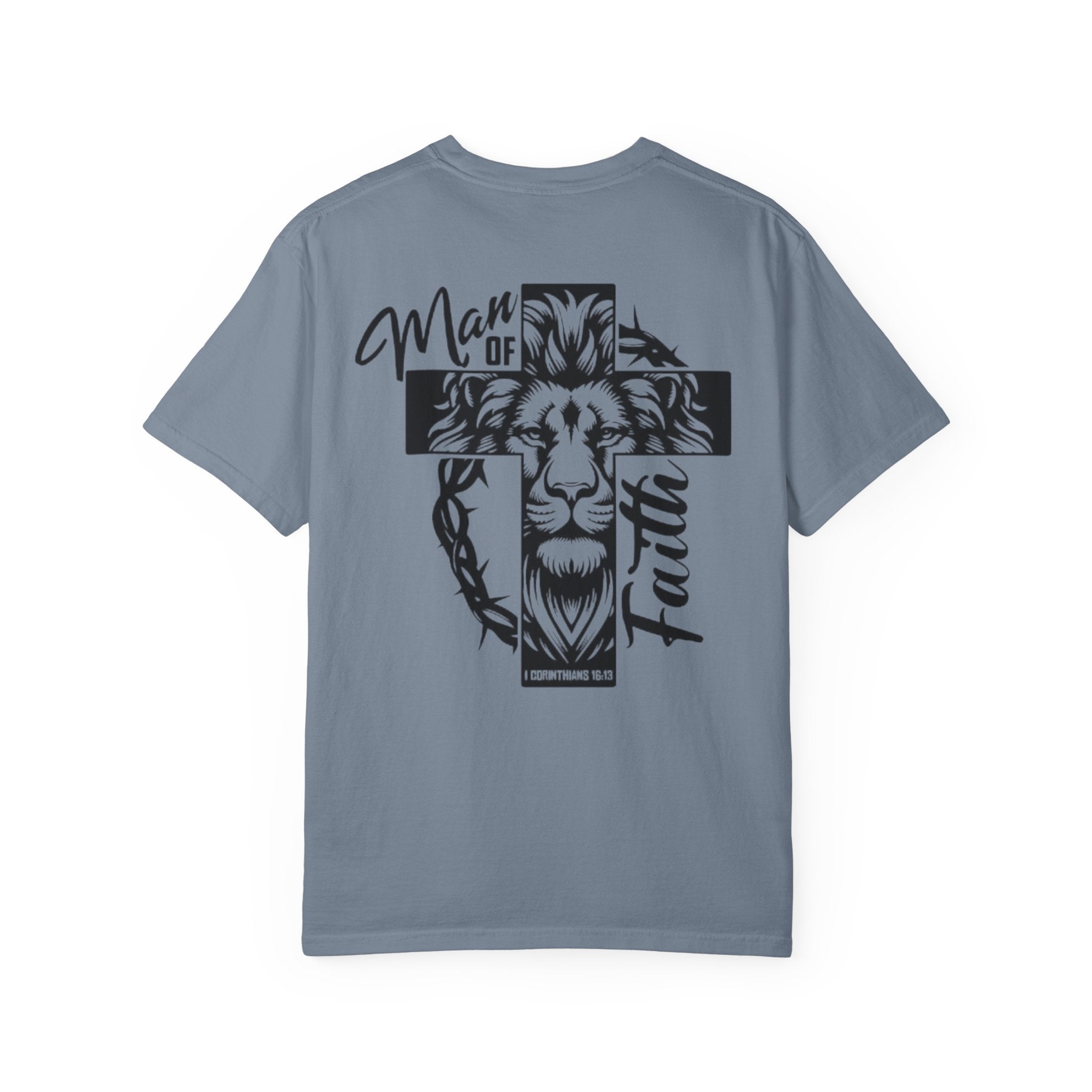 Man of Faith Lion Cross T-Shirt
