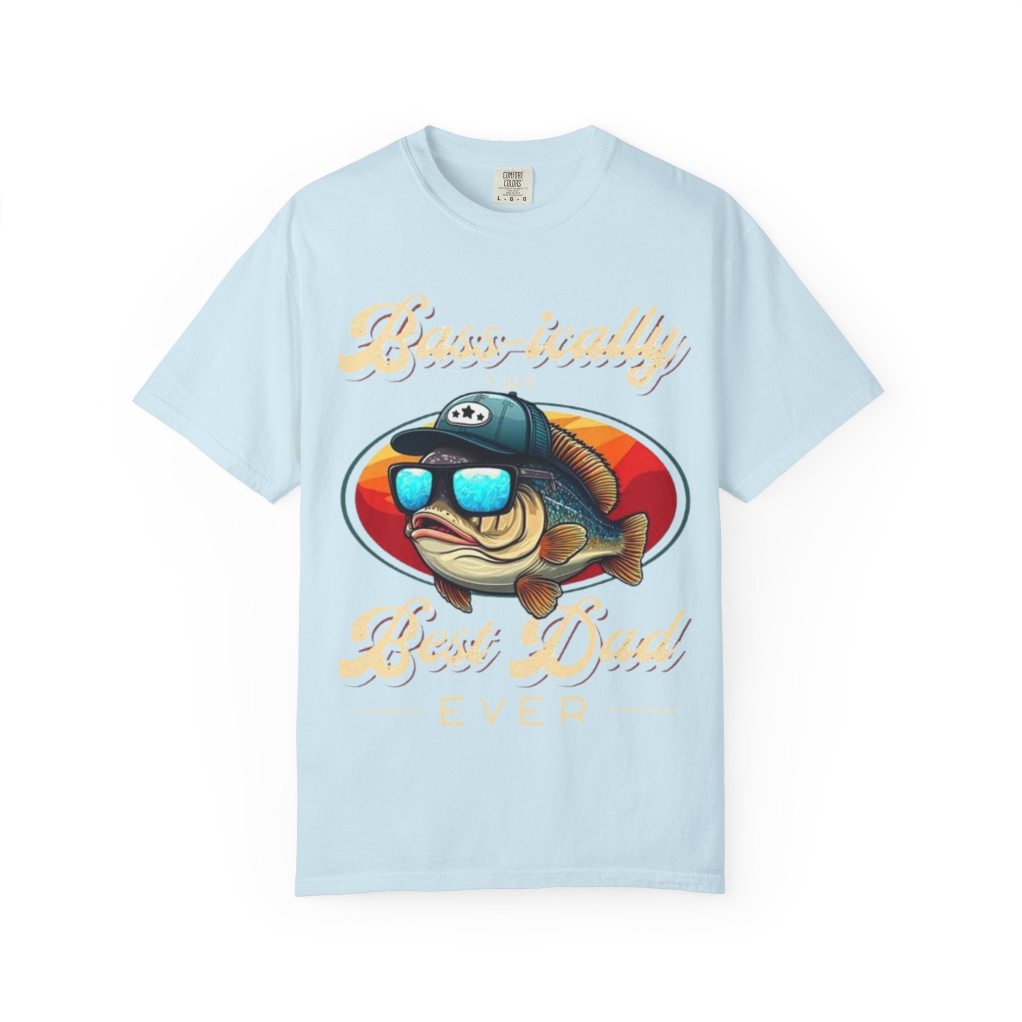 Fishing Dad T-Shirt — "Best Dad Ever" Retro Fish Sunglasses Tee