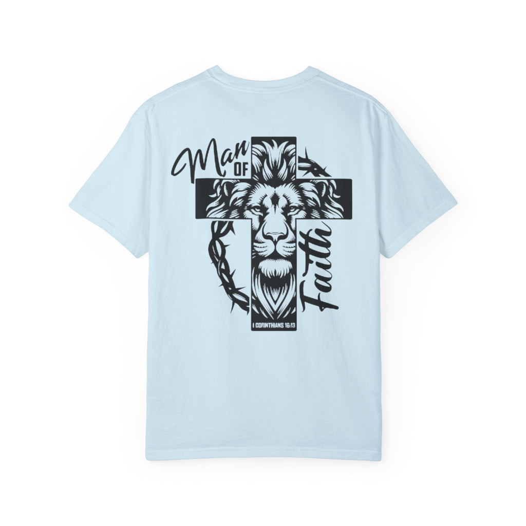 Man of Faith Lion Cross T-Shirt