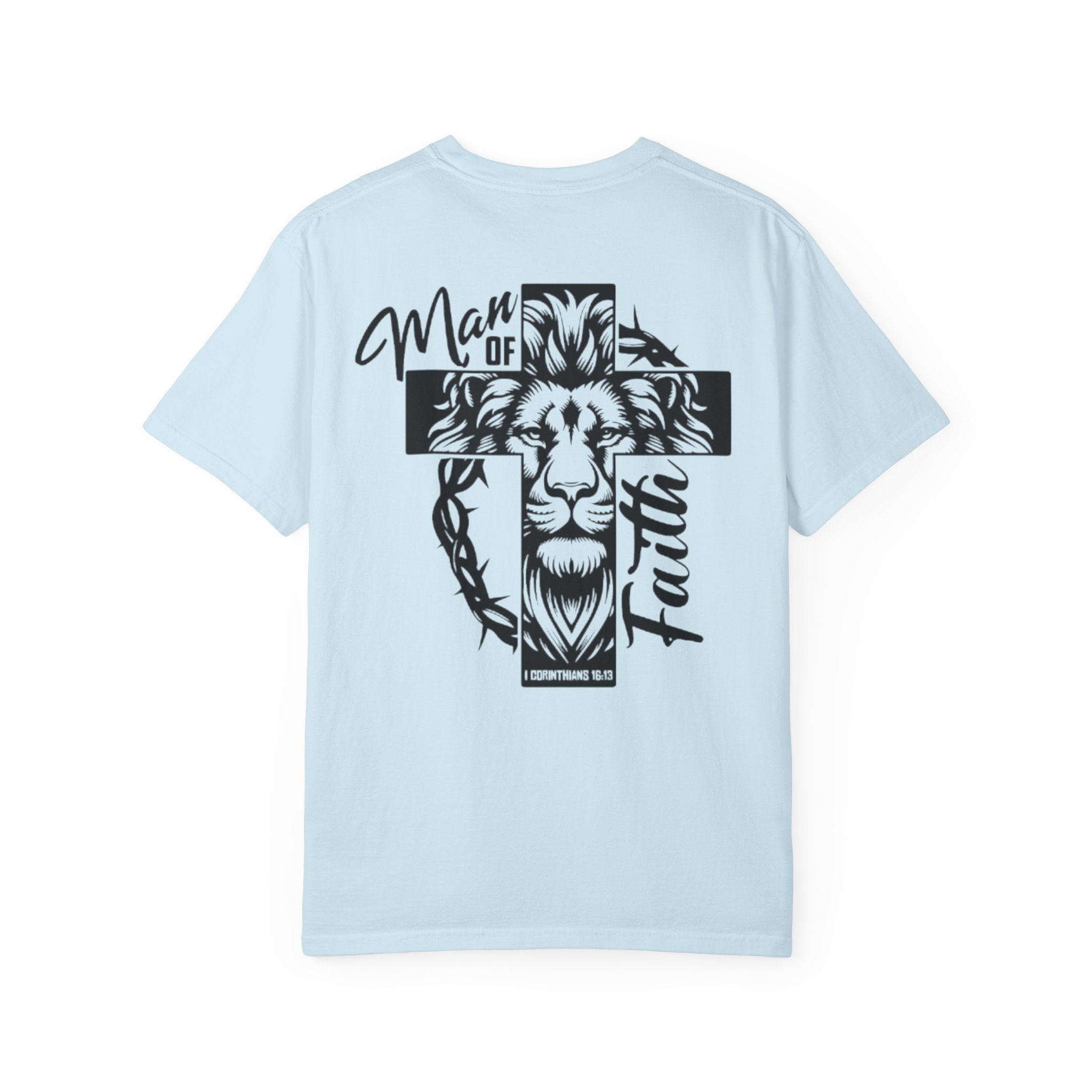 Man of Faith Lion Cross T-Shirt