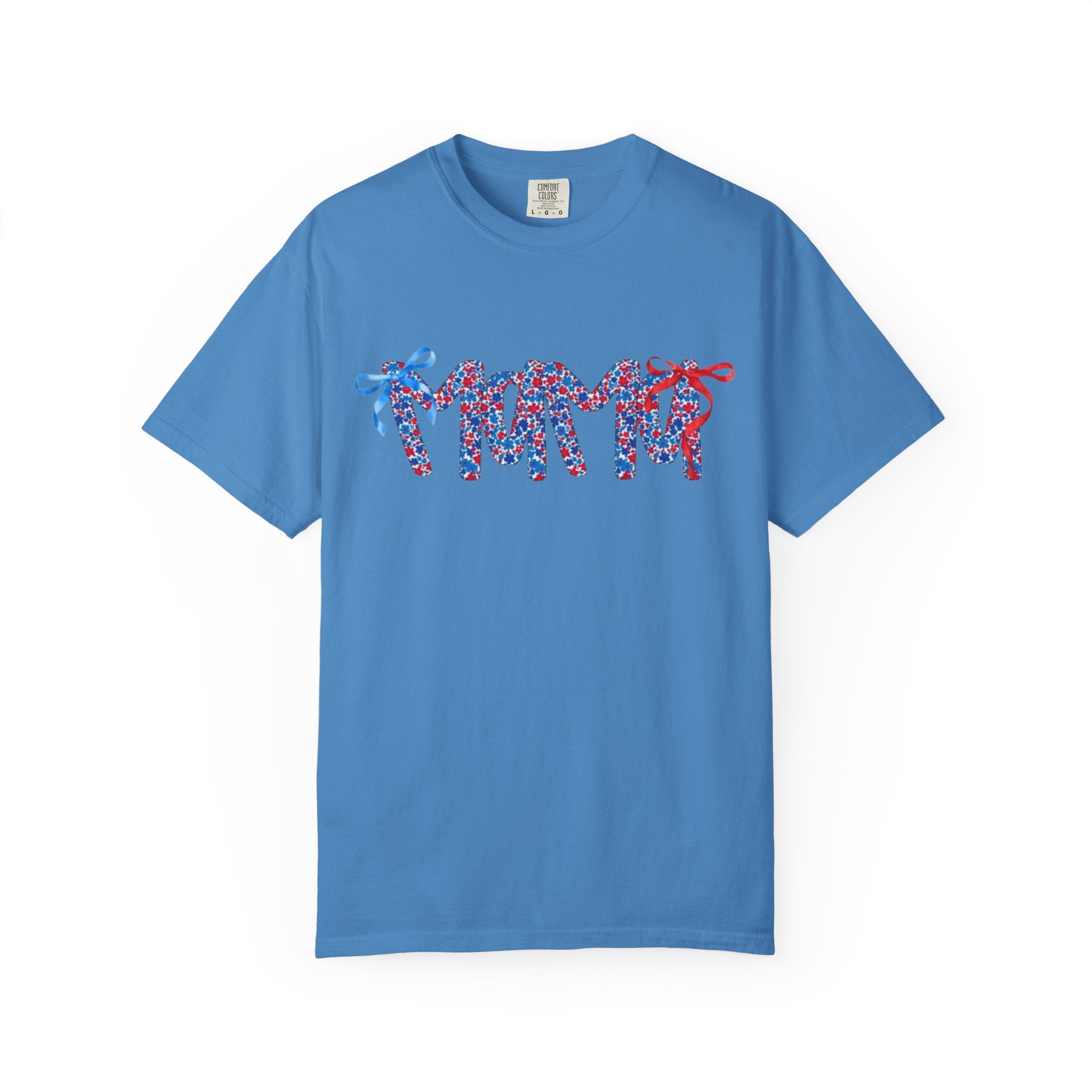Floral Ribbon 'Mama' Graphic T-Shirt