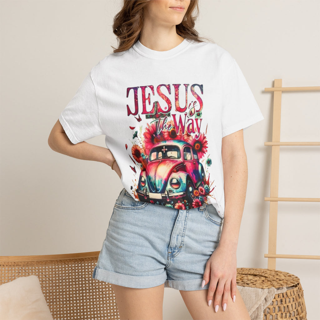 Jesus Is The Way Vintage Beetle T-Shirt