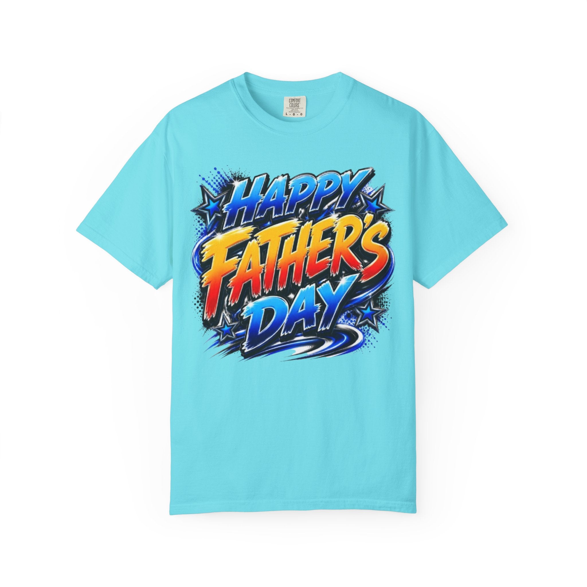 Father's Day Graphic T-Shirt — 'Happy Father's Day' Bold Retro Design
