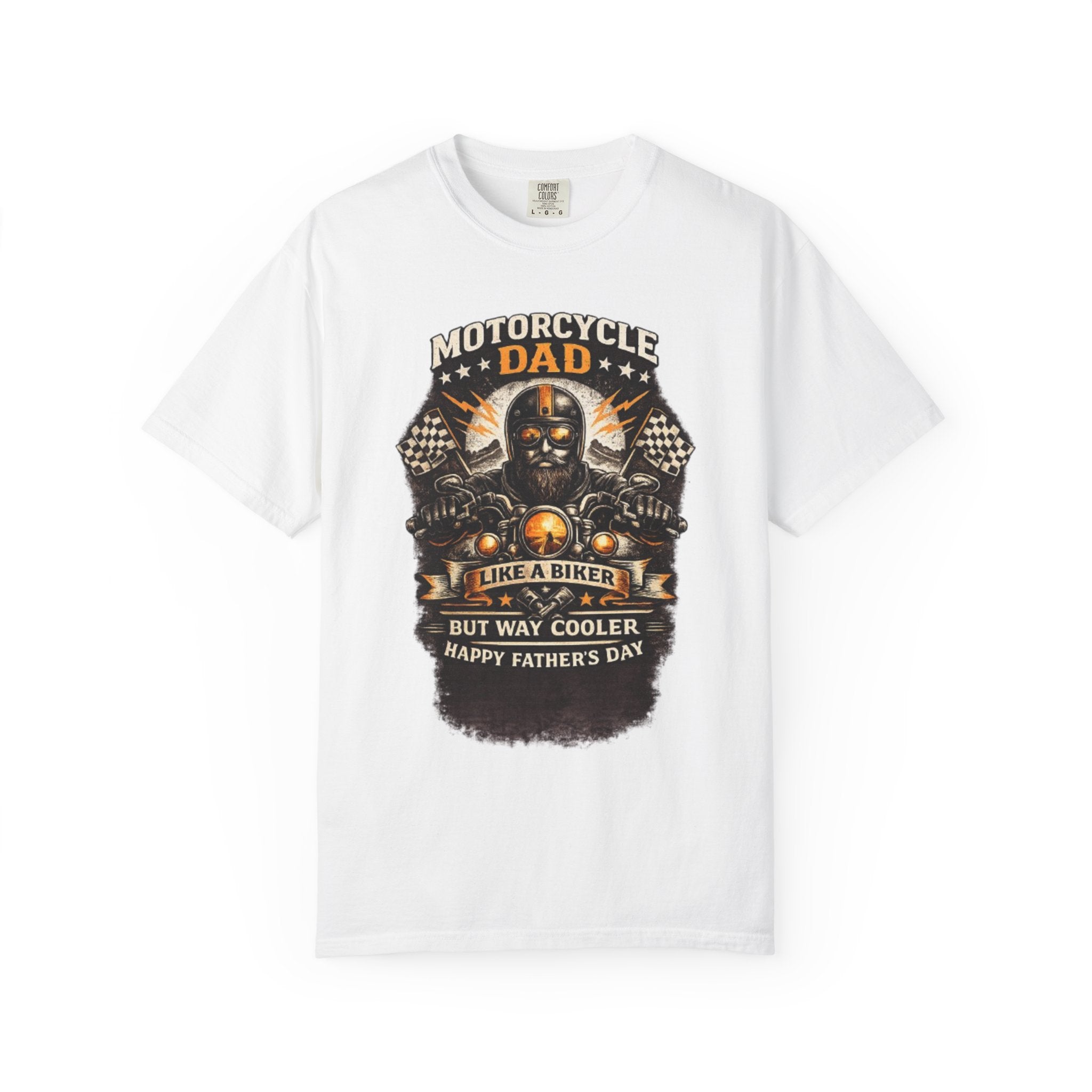 Motorcycle Dad T-Shirt — "Like a Biker but Way Cooler" Father's Day Gift