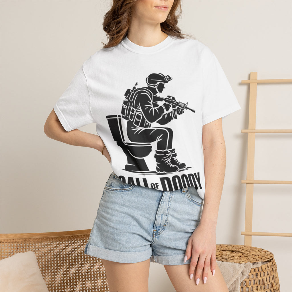 Call of Doody Toilet Gamer T-Shirt — Funny Gamer Bathroom Humor Tee