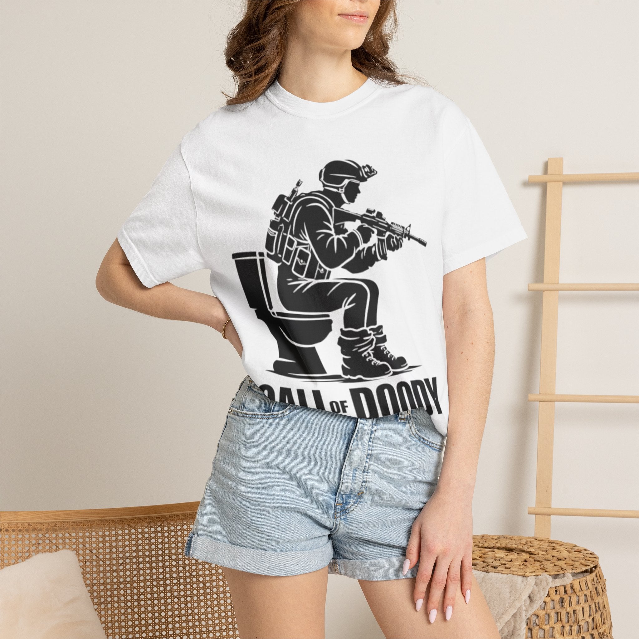 Call of Doody Toilet Gamer T-Shirt — Funny Gamer Bathroom Humor Tee