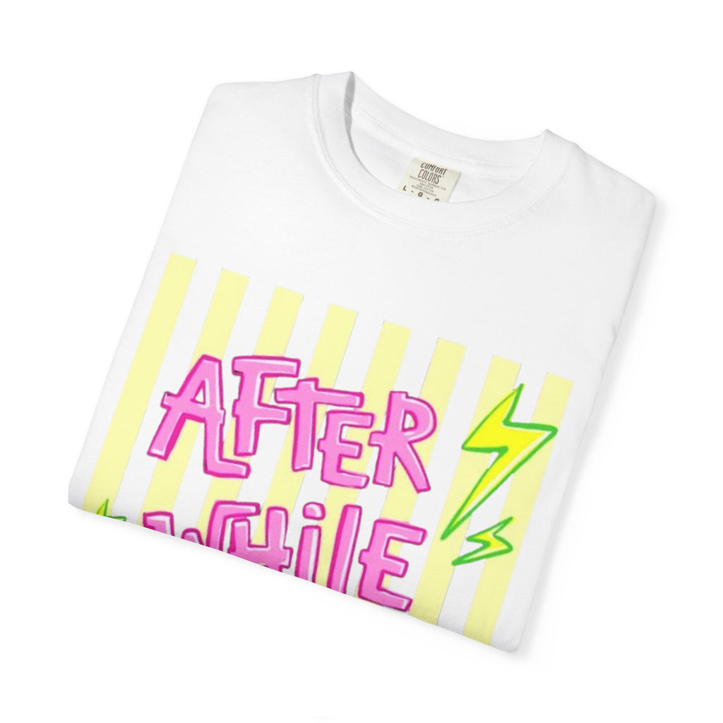 After While Crocodile Graphic T-Shirt — Retro Neon Alligator Tee