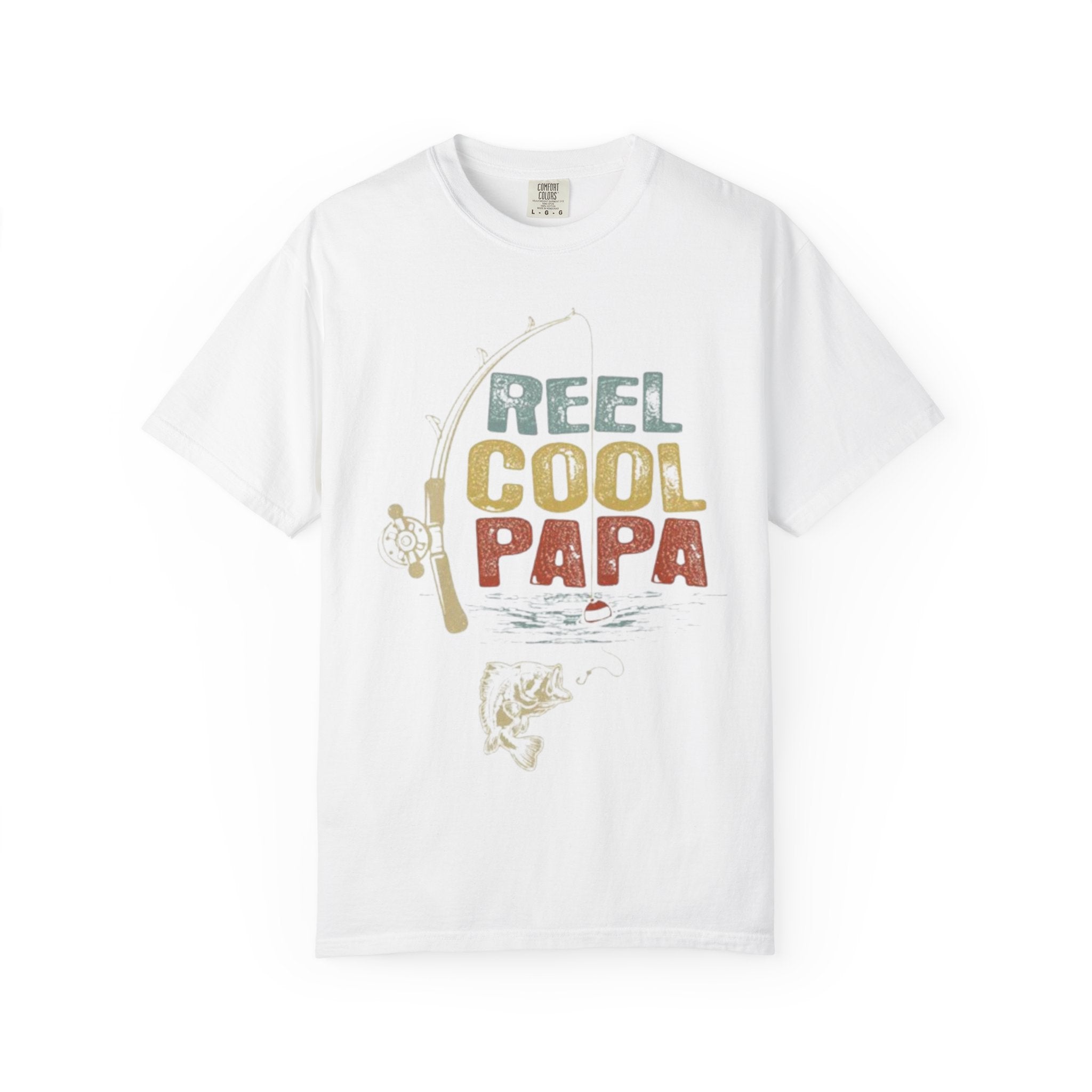 Reel Cool Papa Fishing T-Shirt — Vintage Dad Gift for Father’s Day