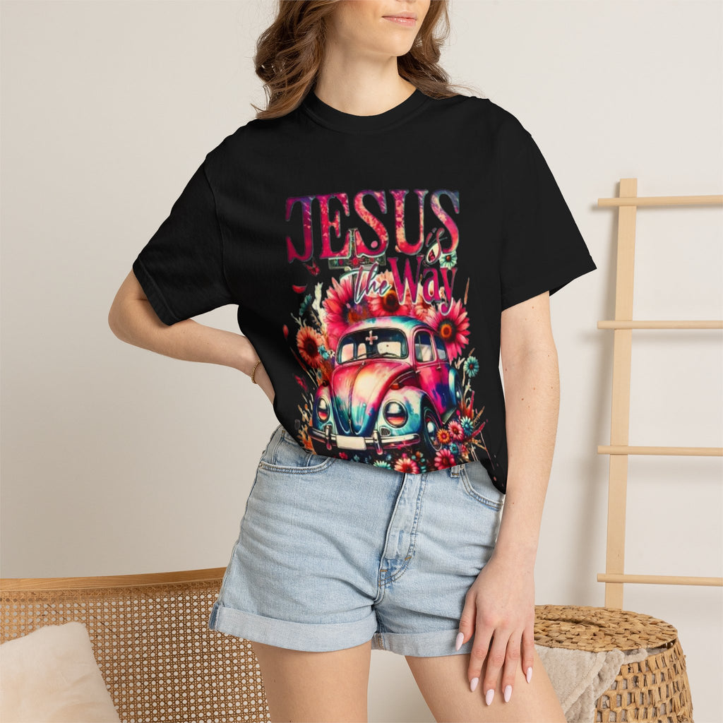 Jesus Is The Way Vintage Beetle T-Shirt
