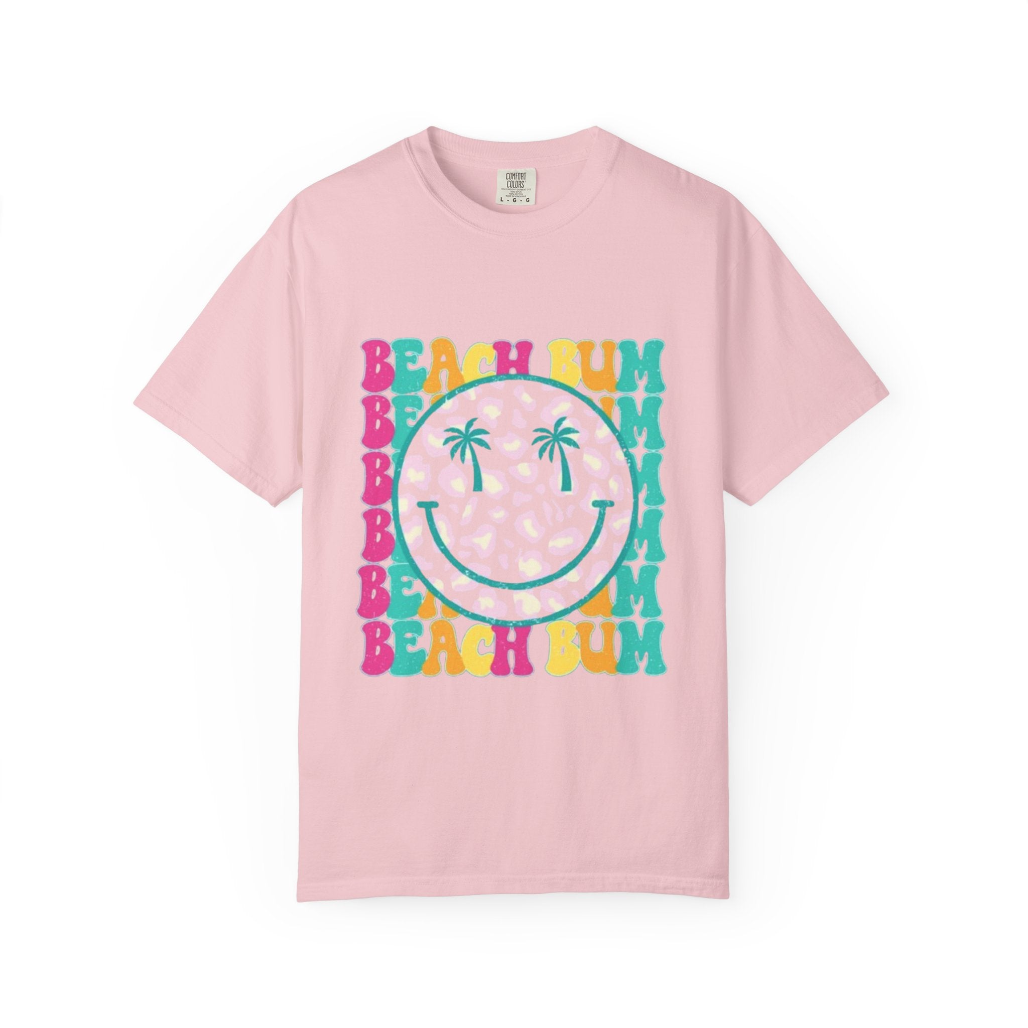Beach Bum Smile T-Shirt — Retro Tropical Graphic Tee