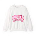 Digital Girls Club Sweatshirt — Pink Collegiate Crewneck