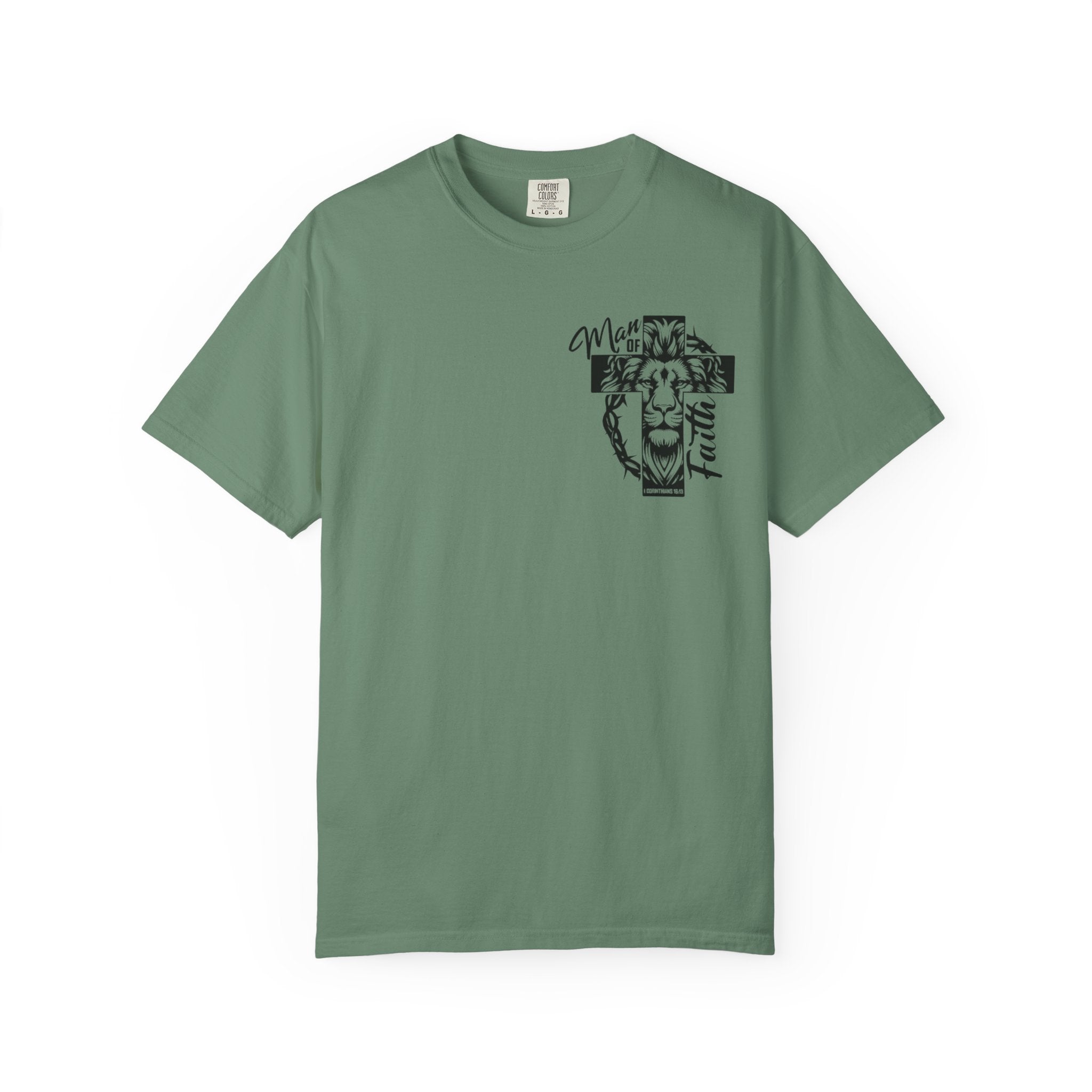 Man of Faith Lion Cross T-Shirt