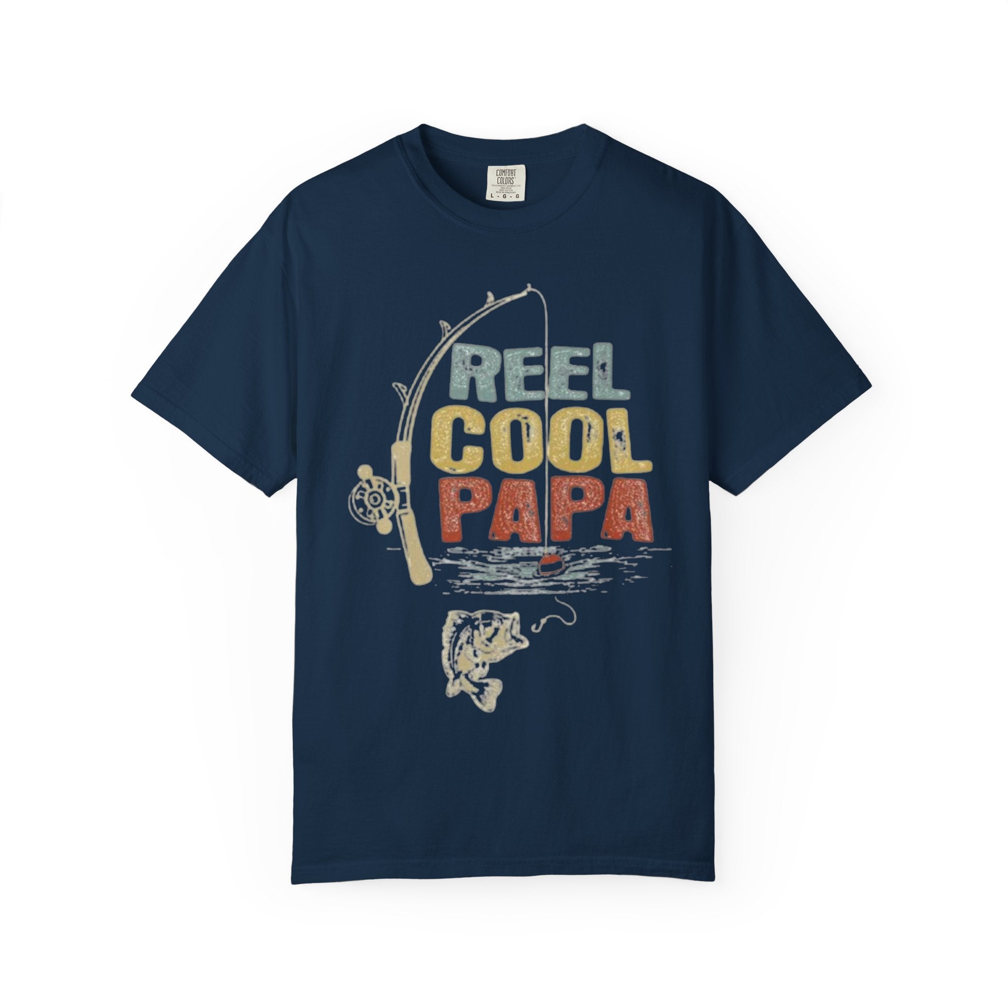 Reel Cool Papa Fishing T-Shirt — Vintage Dad Gift for Father’s Day