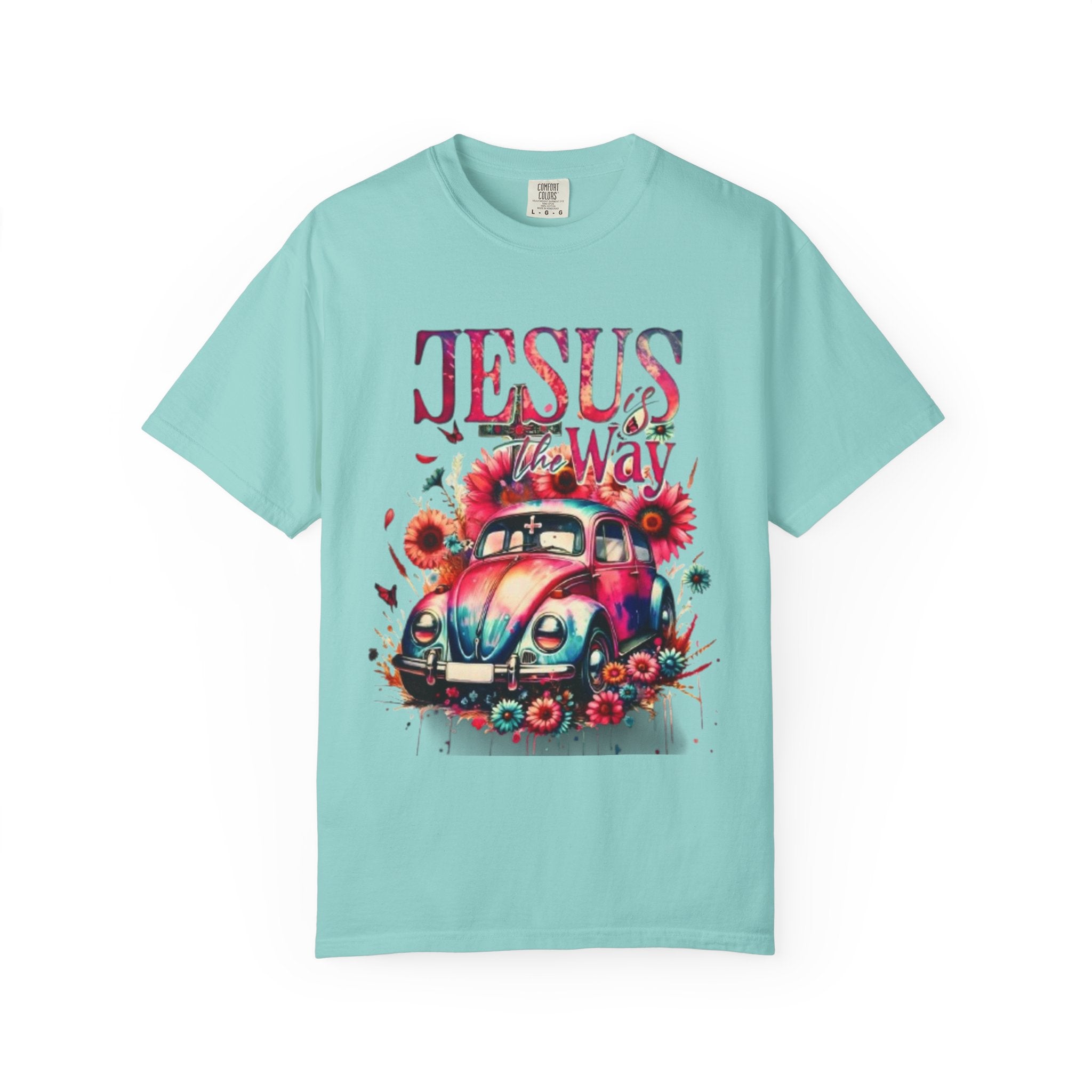Jesus Is The Way Vintage Beetle T-Shirt