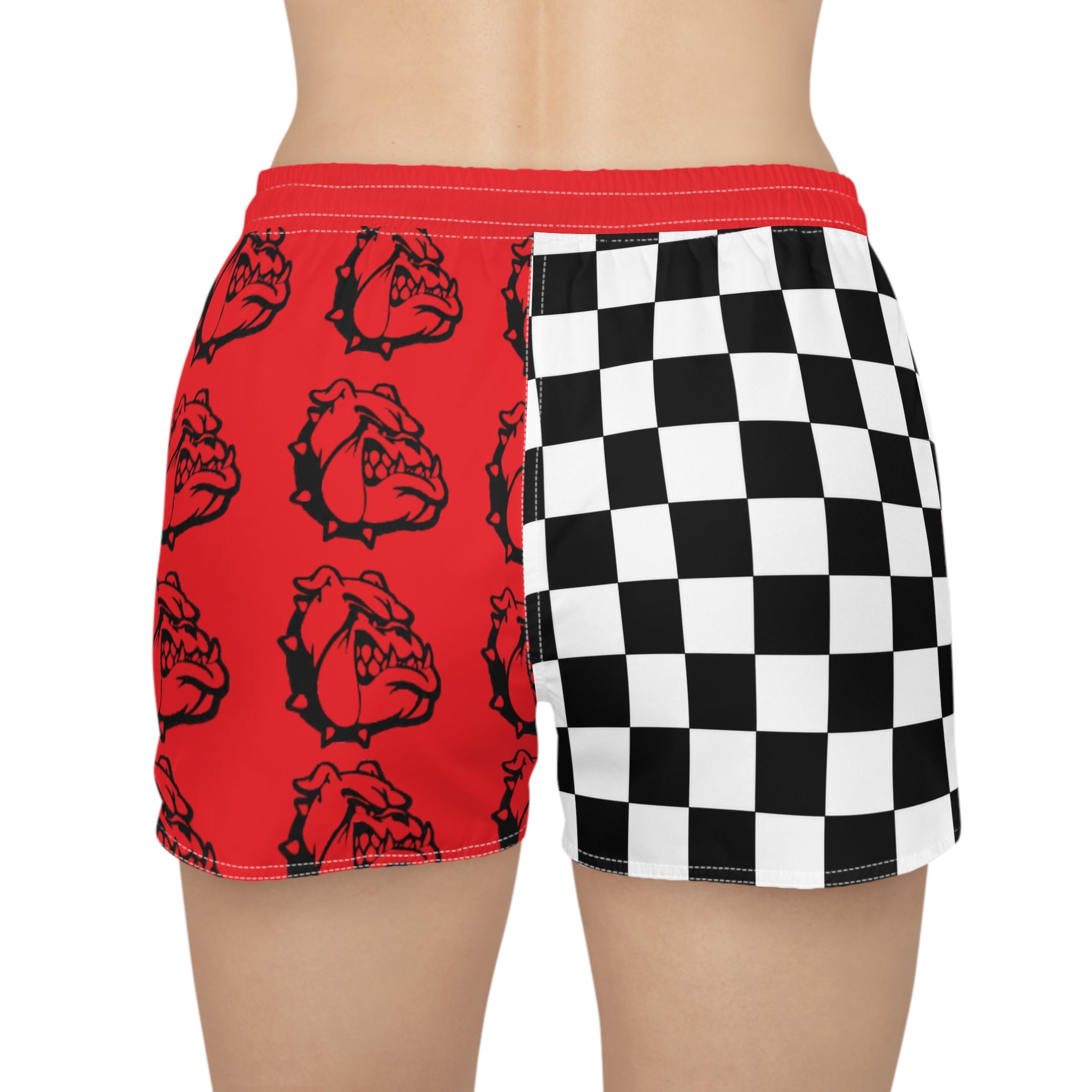 Bulldog Checkerboard Women's Shorts