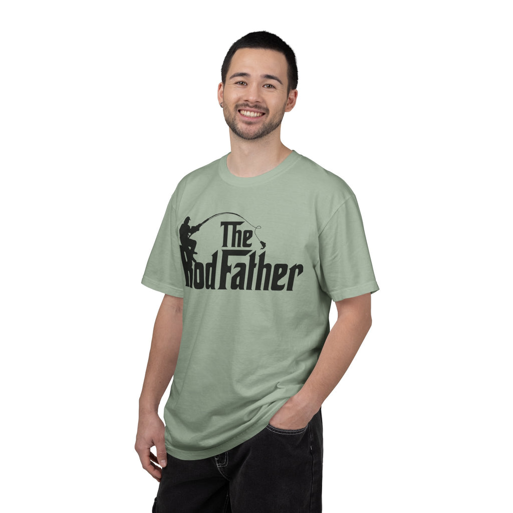 Fishing T-Shirt — “The Rod Father” Funny Angler Tee