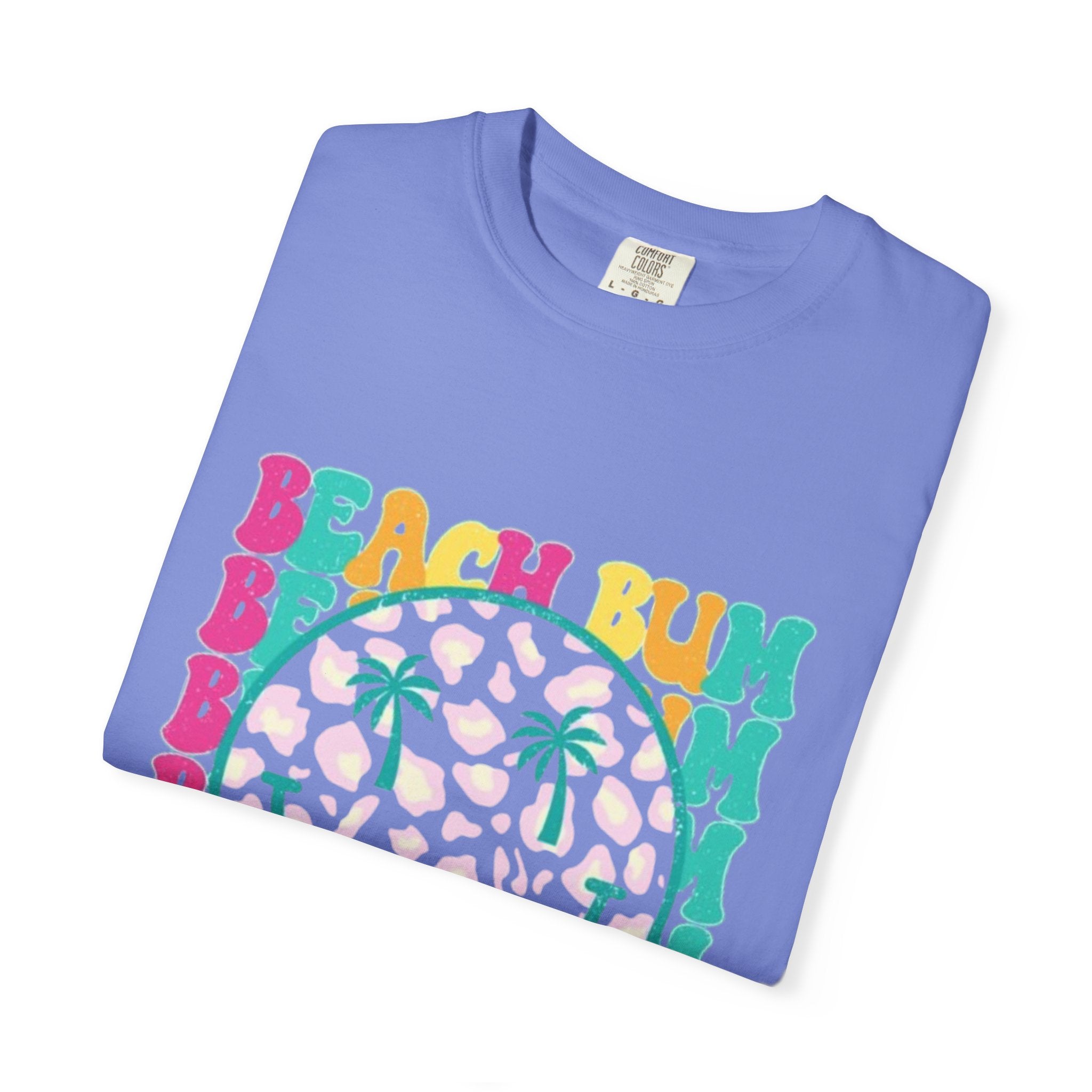 Beach Bum Smile T-Shirt — Retro Tropical Graphic Tee