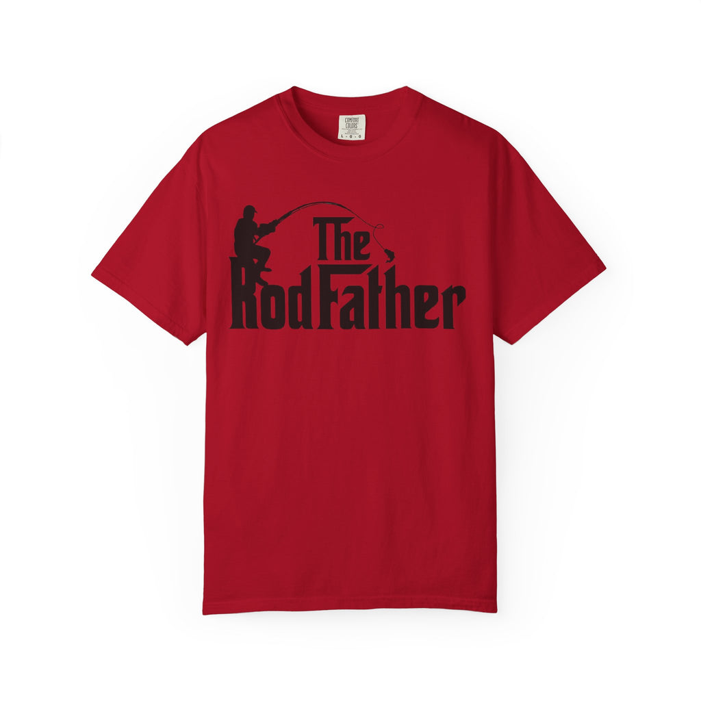 Fishing T-Shirt — “The Rod Father” Funny Angler Tee
