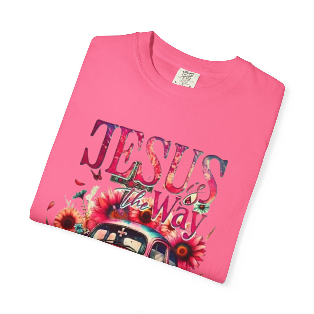 Jesus Is The Way Vintage Beetle T-Shirt